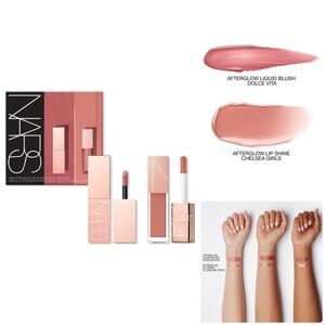 NEW NARS Mini Afterglow Liquid Blush Dolce Vita & Lip Chelsea Girls Shine Duo
